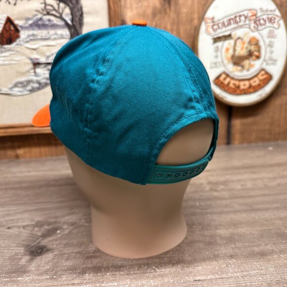 Vintage Miami Dolphins Snapback Adjustable Hat Cap 90's Team NFL Football - Picture 4 of 8